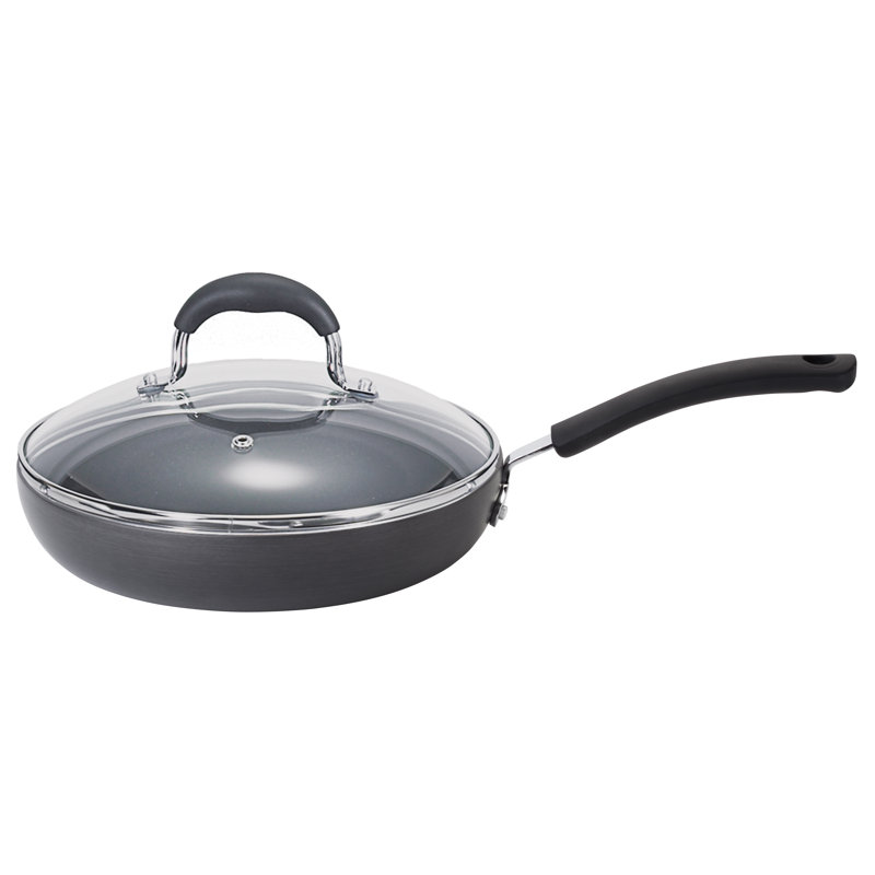 T-fal Ultimate anodisé dur Thermo-Spot 12 po Sauteuse couverte, L 12 po