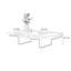 Table basse en bois massif de style Wabi-sabi-4659975