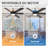 60 Inch Black Large Ceiling Fans With Lights And Remote, Modern Ceiling Fan With Wooden Blades For Kitchen Living Room Indoor Or Outdoor Patio,Quiet6 Speed-1547423092