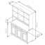 Display Cabinet Valencia - Solid Wood-93564103