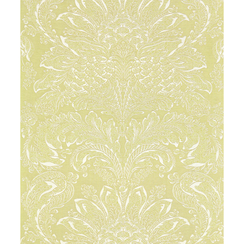 Jardin Carlotta Damask Fabric, Peridot