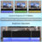 3 Peice Set 1 Modern Entertainment Centre And Two Bedside Tables With LED