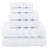 Ensemble de serviettes de bain 100% coton de qualité supérieure, collection 6 pièces Darcelle super douce et absorbante-79325133