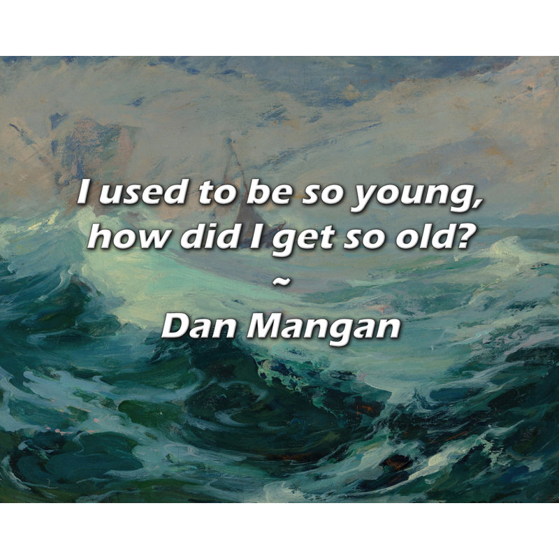Dan Mangan Citation: «Avant, je suis si jeune, comment suis-je devenu si vieux?