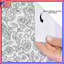 Rideaux de douche extra longs à motifs floraux noirs-795638416