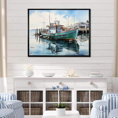 Port Harbor Reflections XV sur toile