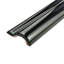 Santorini 7.9" x 2" Glossy Ceramic Mudcap Tile Trim in Nero