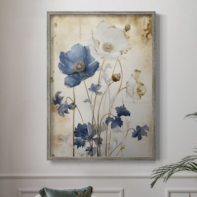 Impression encadrée FLORAL Series LXV - bois massif