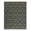Scandinavian Hand Knotted Wool Geometric Area Rug-1410098306