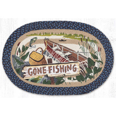  Patch ovale pour la pêche OP-355 20 po x 30 po