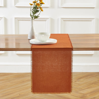 Fringe - 100% Pure Linen Table Runner