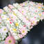 Chemin de table Cutwork Daisy - blanc - pouces, décoration florale printemps / été