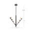 Cypress 2 Arm Opal Glass LED Pendant-2131018812