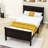 Dovidio Wood Platform Bed Frame with Headboard-653515526-653515529