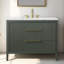 Meuble-lavabo simple 42 po avec plateau en pierre reconstituée Bilroy Egremt-910165898