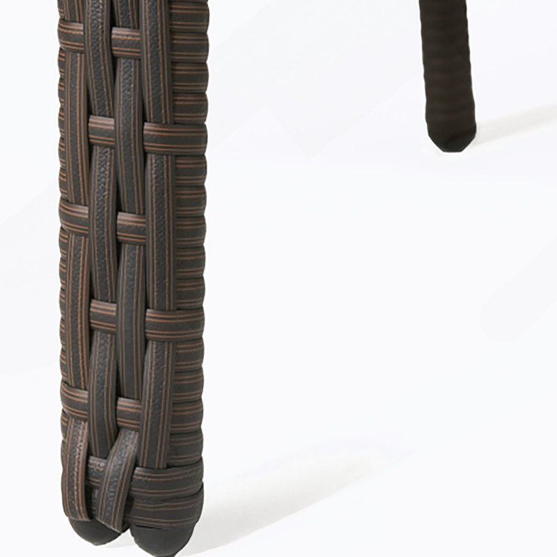 Chaises d'extérieur en osier, 4 pièces