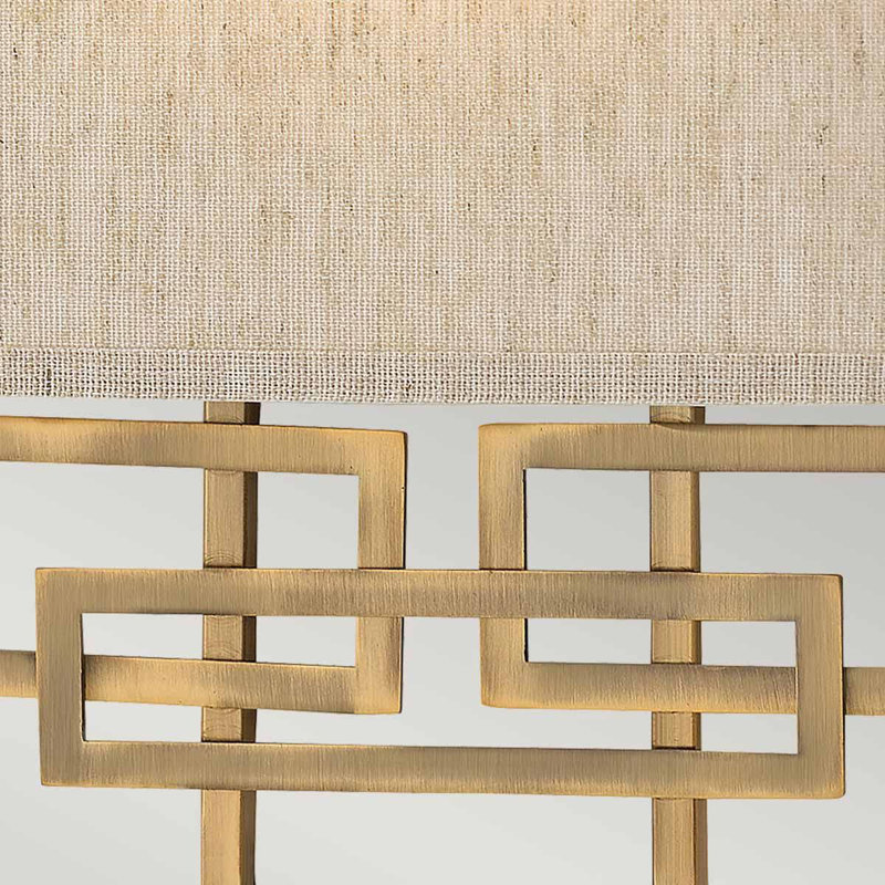 Parrott Flush Mounted Sconce, Brushed Bronze