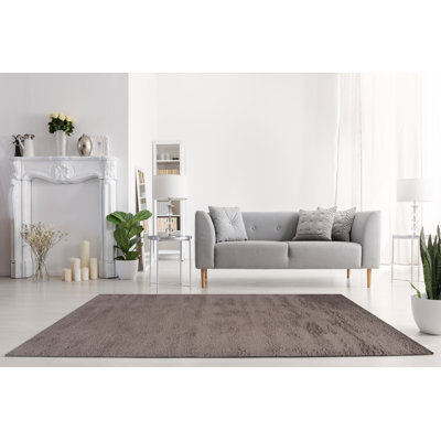 Elegido Solid Colour Shag Area Rug