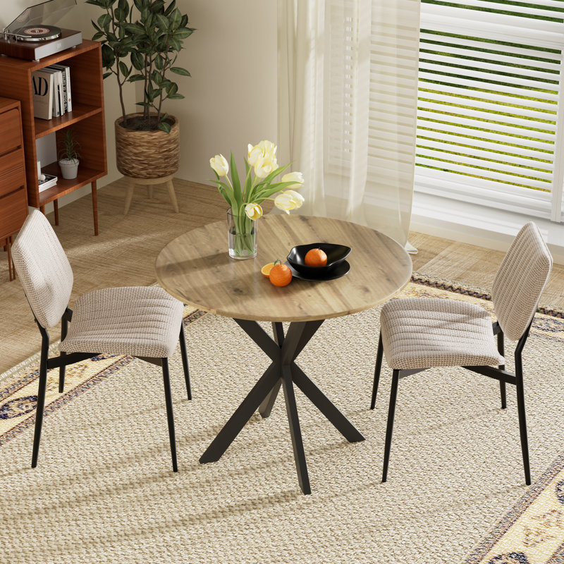 Ensemble repas rond 31,5 po, Beige, 3