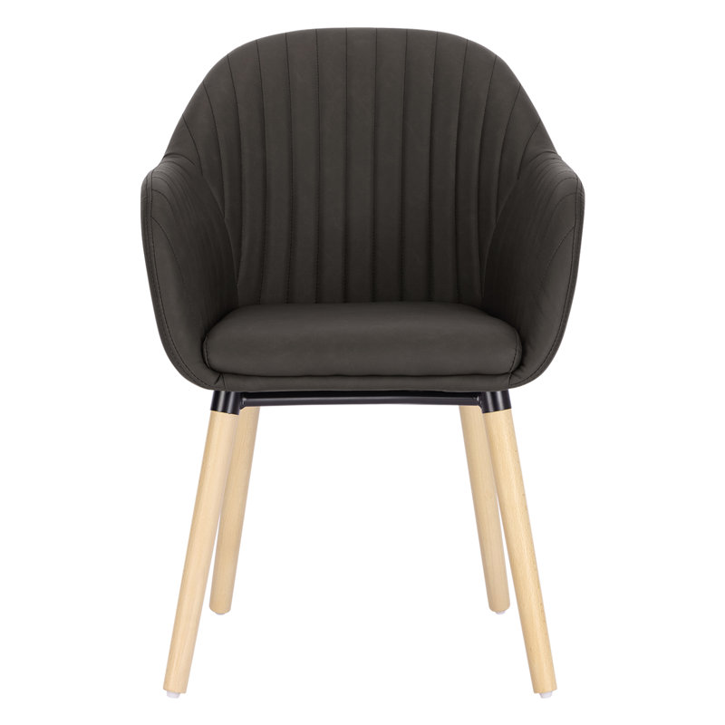 Seema Upholstered Dining Chair, Anthracite