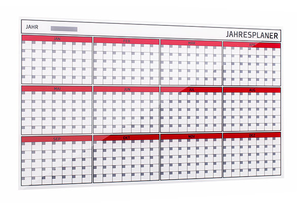 Magnetic Glass Annual Planner