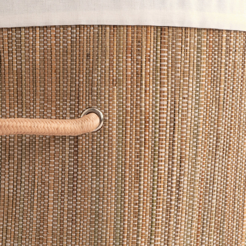 Panier à linge en bambou