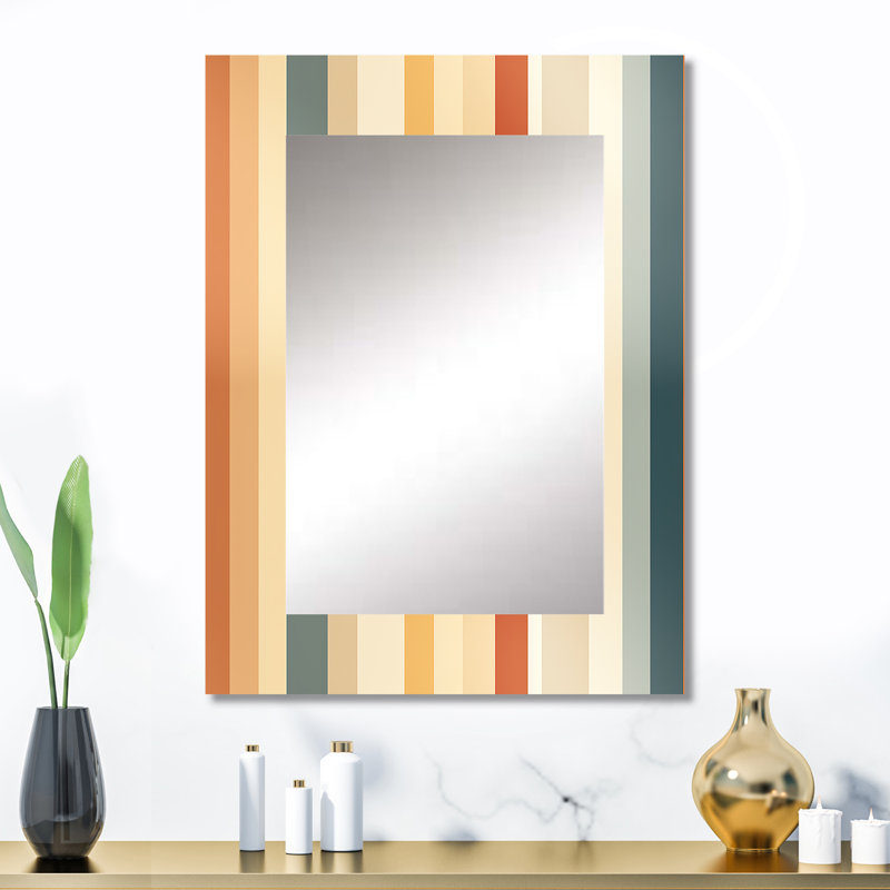 Shaynne beige et brun rayé Serenity, 32 po x 24 po