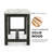 Kalb Wood 5-Piece Counter Height Dining Table Set-87380204