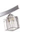 Annsey 29.8'' Chrome Semi Flush Mount Ceiling Light with Clear Shade