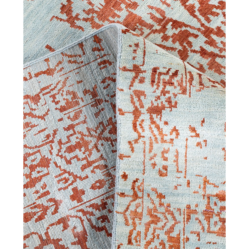 Overdyed One-of-a-Kind 8' 1" X 10' 0" Hand Knotted Area Rug