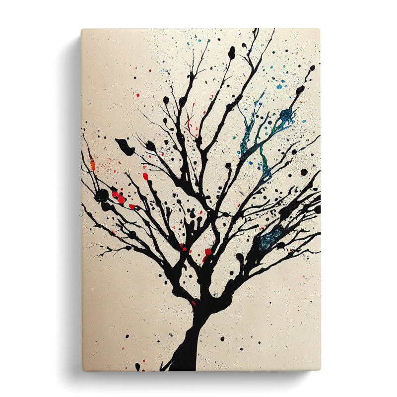 The Delightful Tree Abstract - Wrapped Canvas, 50cm H x 35cm W x 3cm D
