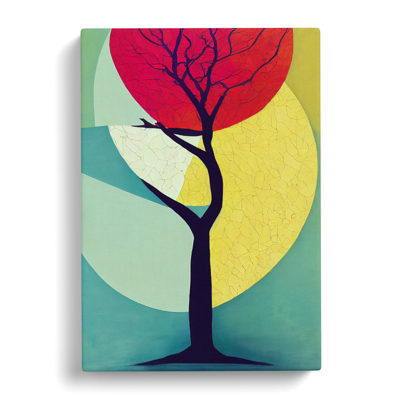 Abstract Apple Tree - Wrapped Canvas, 76cm H x 50cm W x 3cm D