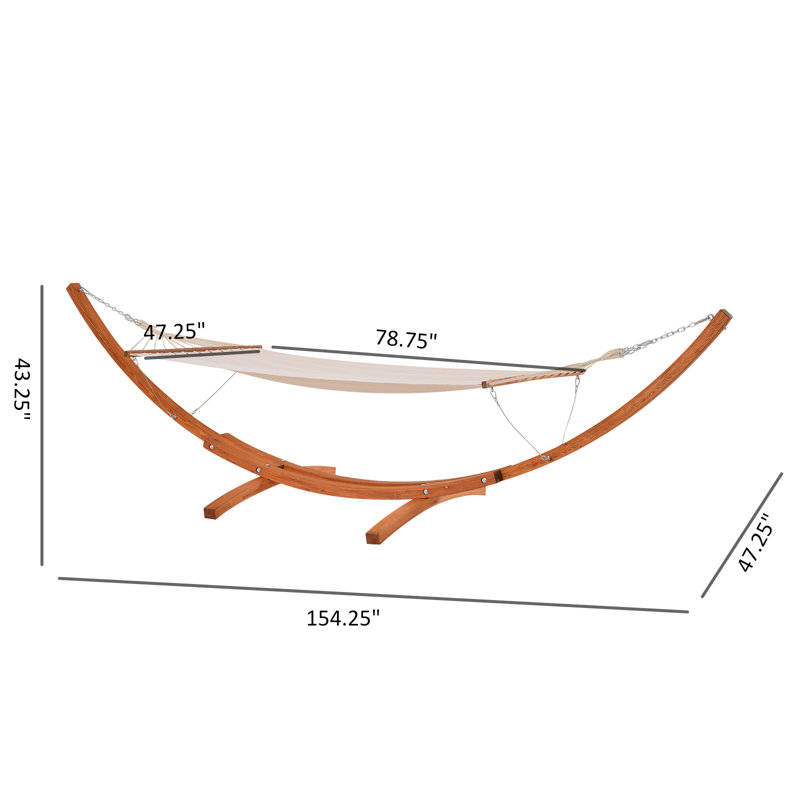 Zermeno 1 Person Chair Hammock with Stand