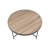 Nobuichi Solid Wood Top Single Coffee Table - Black-427868830