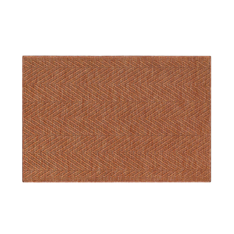 Tapis rouille texturé uni Tax, Rectangle 2 pi 11,4 po x 4 pi 11,1 po