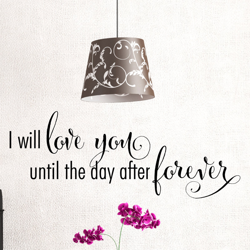 Adhésif décoratif "The Day After Forever"
