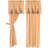 Caudell 100% Cotton Semi Sheer Curtain Pair-25938859
