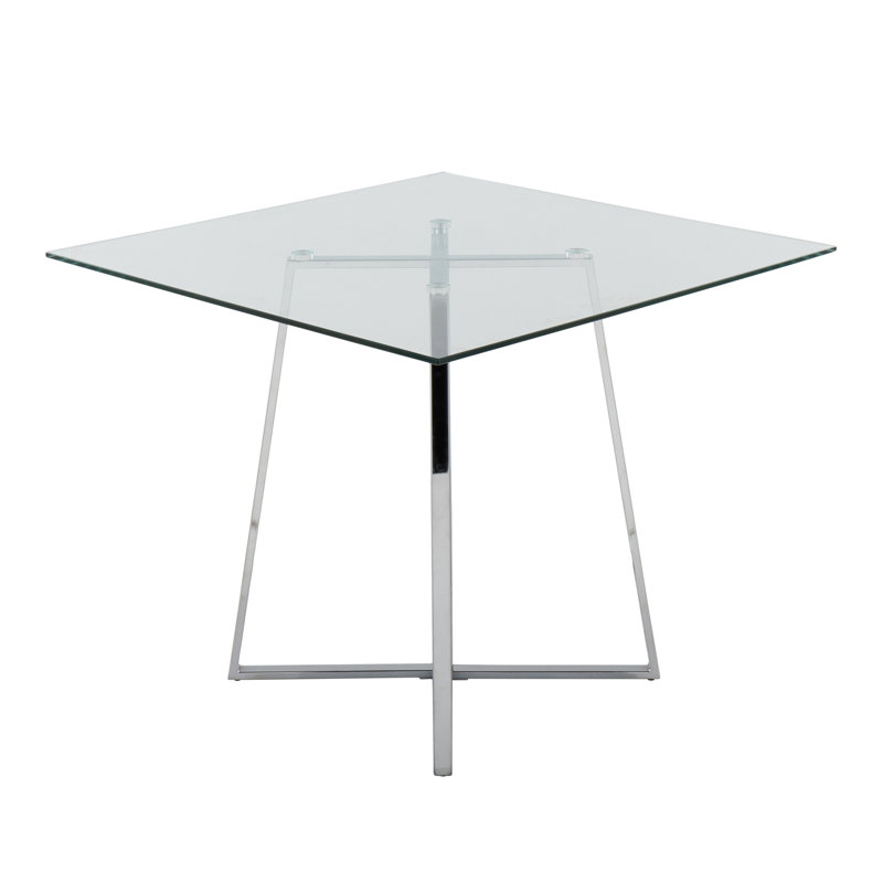 Table de salle à manger Cosmo, Chrome chrome