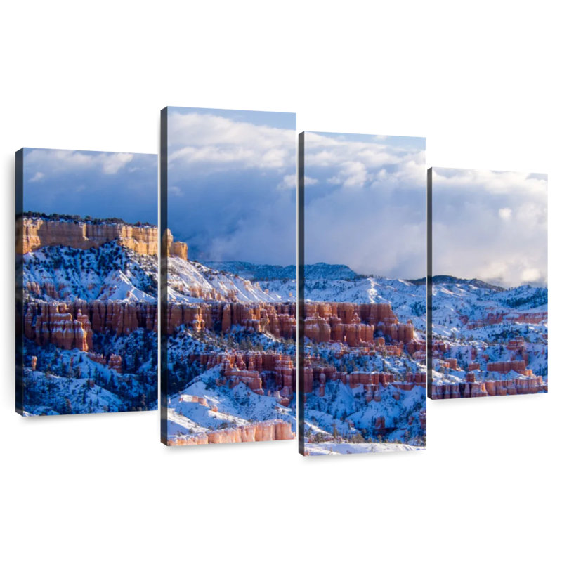 Paysage d'hiver Alvord Bryce Canyon, H 42 po x l 68 po