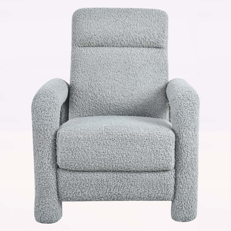 Versatile Recliner Chair for Living Room with Adjustable Backrest and Comfortable Design, Light Gray