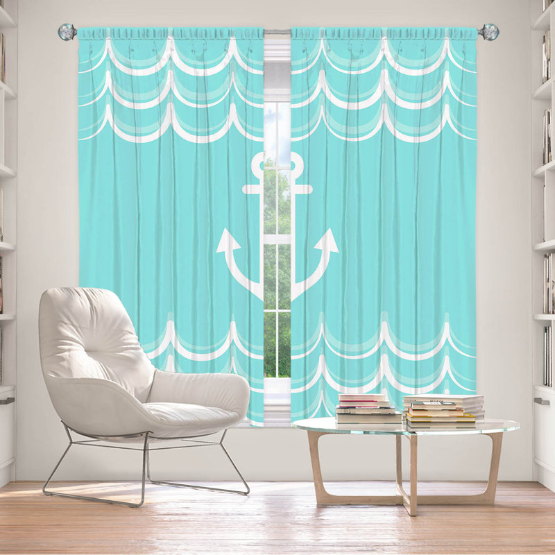 Paire de rideaux obscurcissant en polyester Valissa, L 40 po x L 82 po