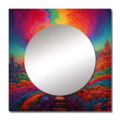 Dereona - Abstract Square Mirror For Wall Art Decor