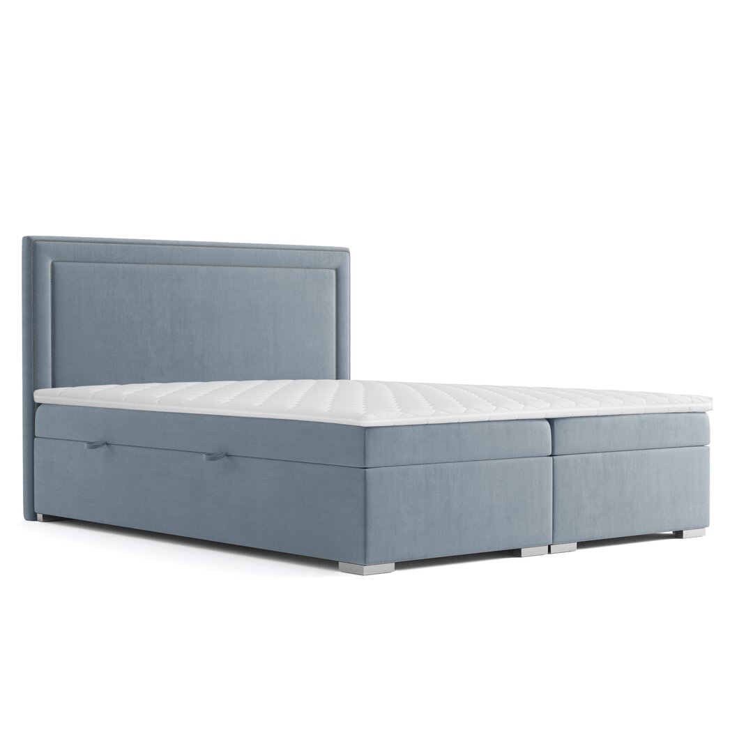 Boxspringbett Myrdle mit Topper und Bettkasten