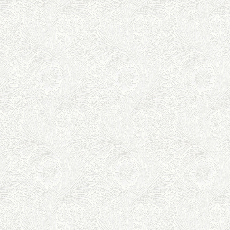 William Morris at Home Marigold Paintable Wallpaper