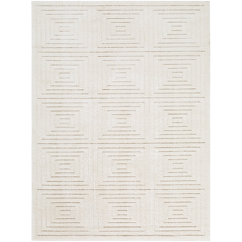 Rachel Zoe X Livabliss The Studio Edit Machine Woven Rug, Cream, Rectangle 5'3" x 6'12"