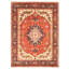 Tapis décoratif en laine noué à la main de conception unique 8 pi 10 po x 11 pi 10 po Denesia Ivoire
