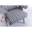 Chaise d'appoint, pieds en bois d'hévéa KD avec finition. Le tissu recouvre le siège. Avec coussin