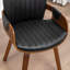 Fauteuil pivotant rembourré en similicuir Dundrod-123200637