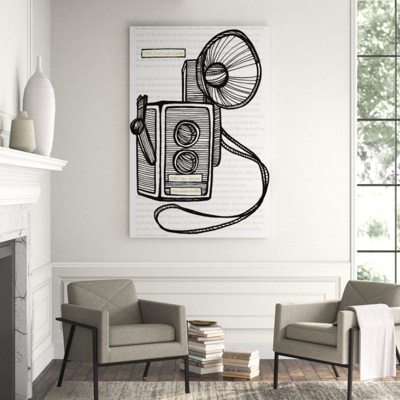 Say Cheese Print by Kelli Ellis, Glass Coat, 81" H x 54" W x 15" D