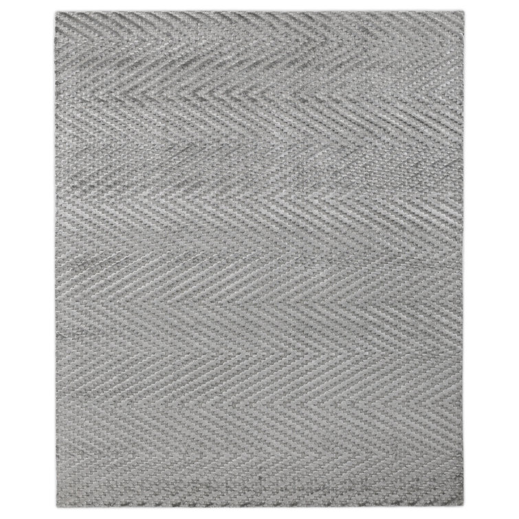 Smooch Chevron Area Rug in Aqua